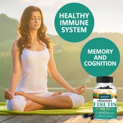 Liposomal Fisetin with Quercetin – High Potency 1000mg per Serving Antioxidant