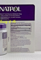 Natrol MELATONIN 5mg, 250 Fast Dissolve Tablets *Sleep Aid, Strawberry Flavor*