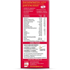 Organic Feroglobin Liquid 500ml – Iron Supplement, Boost Energy & Immunity