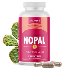 Santo Remedio Nopal, Sugar and Gluten Free Dietary 180 Count (Pack of 1)