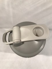 Shaker Bottle 28 Oz. Flip Lid Mixing Ball Loop Top Gray BMX- NEW