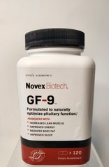 Sealed Novex Biotech GF-9 Supplement , Muscle, Energy, 120 Capsules Exp: 08/2026