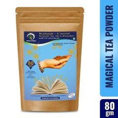 Brown & White Kalonji-Carrot Magical Tea-Powder for Skin Glow, Weight Loss 80gm