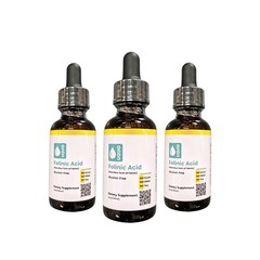 BUY 2 GET 1 FREE California Gold Nutrition Folinic Acid Alcohol 1oz/30ml- 3 Pack