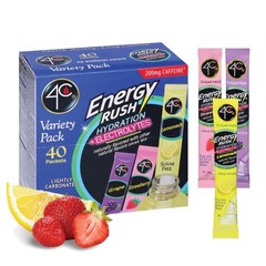 Energy Drink Powder Variety Pack Electrolytes 40 Count Hydration Sports