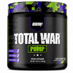 Redcon1 TOTAL WAR PUMP Non-Stim Pre-Workout Sour Gummy Bear 30 Servings
