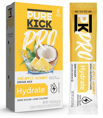 Electrolyte Drink Mix Powder Hydration Zero Sugar Pineapple Coconut