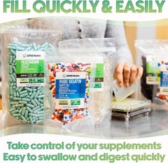 Size 00 Clear Enteric Empty Gelatin Pill Caps Capsules Delayed GelCaps
