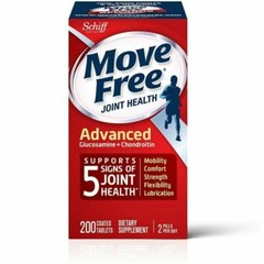 SCHIFF Move Free Advanced Glucosamine & Chondroitin 200 tablet EXP 3/2025