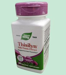 100 vegan caps THISILYN Milk Thistle Extract Liver Support Nature’s Way, 03/28