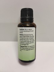 Solutions, Certified Organic Rose Hip Seed Oil, 1 fl oz (30 ml) Exp 4/2015
