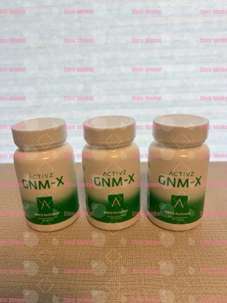 3 Bottles Authentic Activz GNM-X 30 capsules Brand New (Exp. 2026)