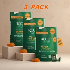 3PCS Root Labs Alpha 10-in-1 Shilaiit Gummies 4000 mg Holiday Gift SX-Ready