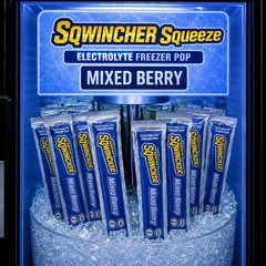 Sqwincher Sqweeze Electrolyte Replenishing Freeze Pops Mixed Berry 3oz 20 Pack
