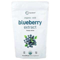 2 X Micro Ingredients, Organic Blueberry Extract, Freeze-Dried , 10 oz (283 g)