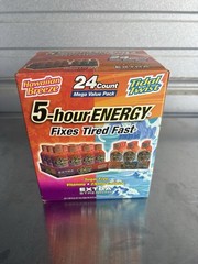 5 Hour Energy Hawaiian Breeze Tidal Twist 1.93 oz Shots 24 Ct Box Exp: 7/26