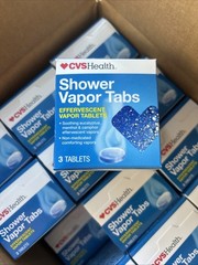 36 BOXES CVS Shower Vapor Tabs Effervescent Tablets