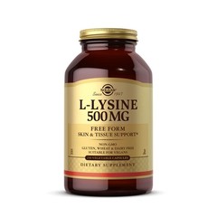 Solgar L-Lysine 500 mg, 250 250 Count (Pack of 1), Standard Packaging
