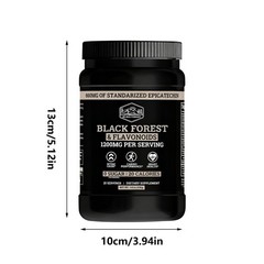 Black Supplements High Flavanol Cocoa Powder & Flavonoids Forest 1200mg