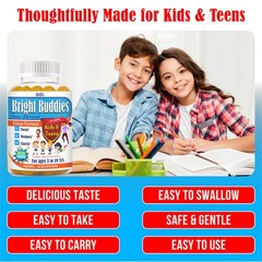 Focus Kids Gummies for Kids Brain Focus Support,Attention,Focus Brain60-20/12/25