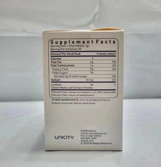 Unicity Unimate Lemon Flavor Stick Packs 30 Count Yerba Mate Energy Focus Drink