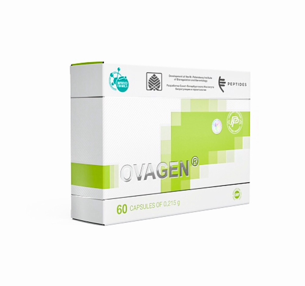 OVAGEN ” LIVER ” PEPTIDES COMPLEX , 60 cap. FREE Shipping