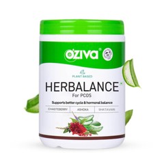 OZiva Plant Based HerBalance for PCOS Supplements for Women 200g