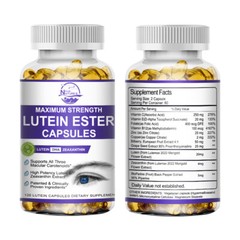 Lutein 20mg and Zeaxanthin | 2× 120 Softgels | Vision Health | Daily Supplement