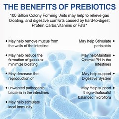 Probiotics 100 Billion CFU Potency Digestive Immune Health 60/120 Capsules