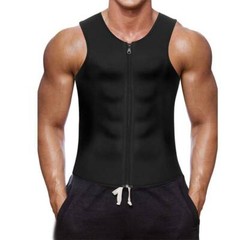 Men Waist Trainer Sauna Vest for Weight Loss Sweat Workout Shirt Compression Top