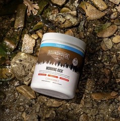 ROUNDHOUSE PROVISIONS MORNING KICK-DIGESTIVE SUPPORT POWDER-STRAWBERRY LEMONADE