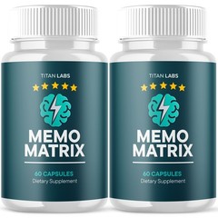 (2 Pack) Memo Matrix Nootropic Natural Brain Supplement MemoMatrix 120 Capsules