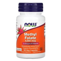 Methyl Folate, 5,000 mcg, 50 Veg Capsules