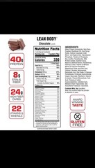 (5) Labrada Lean Body MRP Meal Replace 5 Packets Single Serv 40g Protein 2.7oz