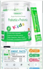 Zebora kids Probiotic & Prebiotics Powder Age 3+Support Children’s .
