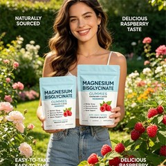Magnesium Bisglycinate Gummies, with 400mg Magnesium Bisglycinate Chelate