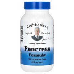 2 X Christopher’s Original Formulas, Pancreas Formula, 100 Vegetarian Caps