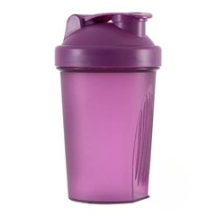 400ML Shaker Bottle with Stainless Ball BPA Free Plastic Protein Shakes
