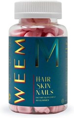 WEEM Hair Skin and Nails Gummies – Supports Healthy Hair – Vegan biotin Vitamins