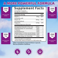 Cortisol Supplements for Women Men, High Cortisol Reducer Health, Detox Cortisol