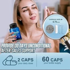 3PCS Viyouth Magnesium 7 Complex Capsules 60 Count Sleep Support Bone Health