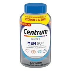 Centrum Silver Men 50+ 275 Tablet Multivitamin Multimineral Supplement Exp11/25+