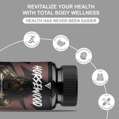 Horsewood Male Support Supplement, Horse Wood Male Pills (60 Capsules)