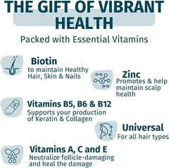 WEEM Hair Skin and Nails Gummies – Supports Healthy Hair – Vegan biotin Vitamins