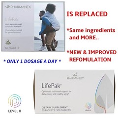 Nu Skin Pharmanex Lifepak Anti Aging (TABLET) 2pack – NEW FORMULA 09/2027