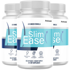 Slim Ease- Keto & Weight Support- 3 Bottles- 180 Capsules