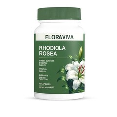 Rosea Rhodiola Capsules – Floravida for Energy, Focus, Mood