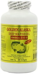 3 x Gold Vitamin Golden Alaska Deep Sea Fish Oil Omega 3-6-9 300 Softgels