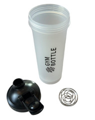 Large Sports & Gym Bottle, Ice Shaker, 26 oz – Leak Proof Flip Top – Ounce & mL