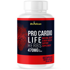 Pro Cardio Life- Cardiovascular Health, Blood Pressure & Sugar Support- 1 Bottle